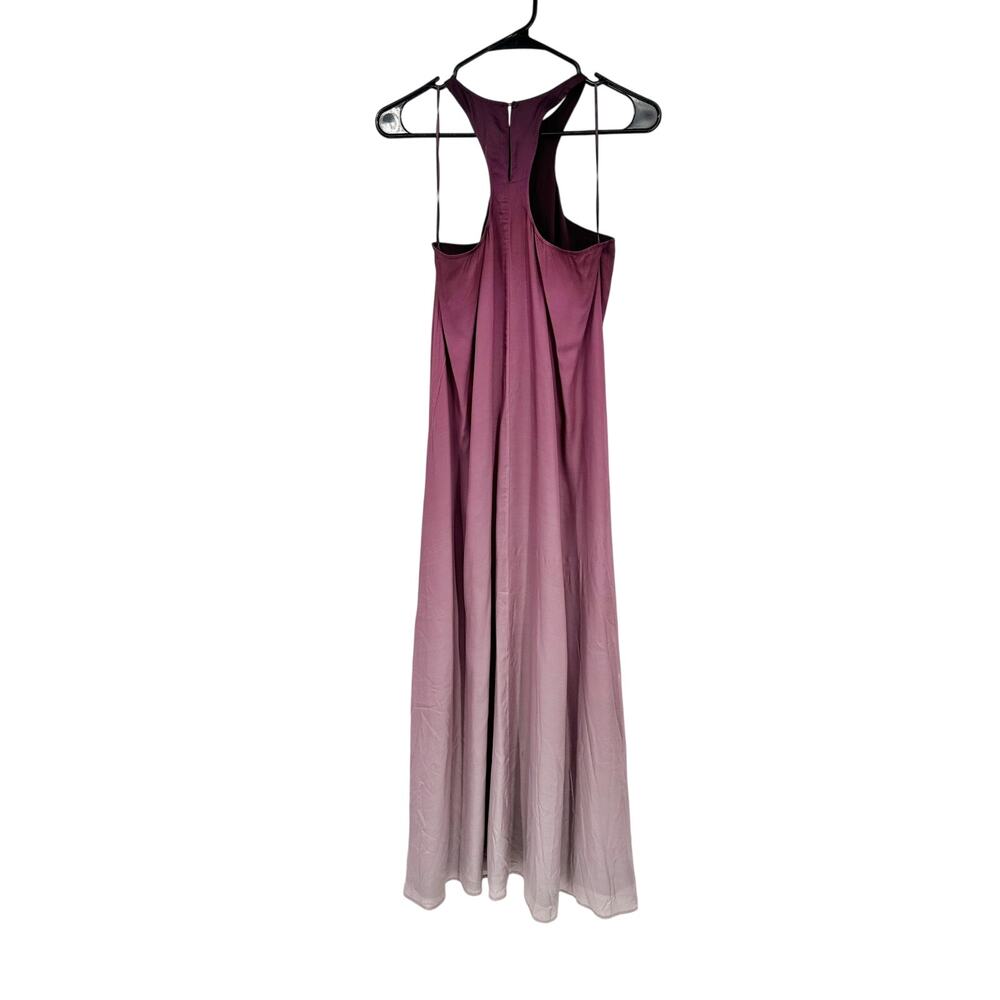 AllSaints Vera Kai Berry Pink Ombre Sleeveless Racerback Maxi Dress Size 0 - Picture 5 of 6